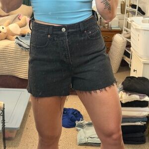 Old Navy Black Denim Shorts